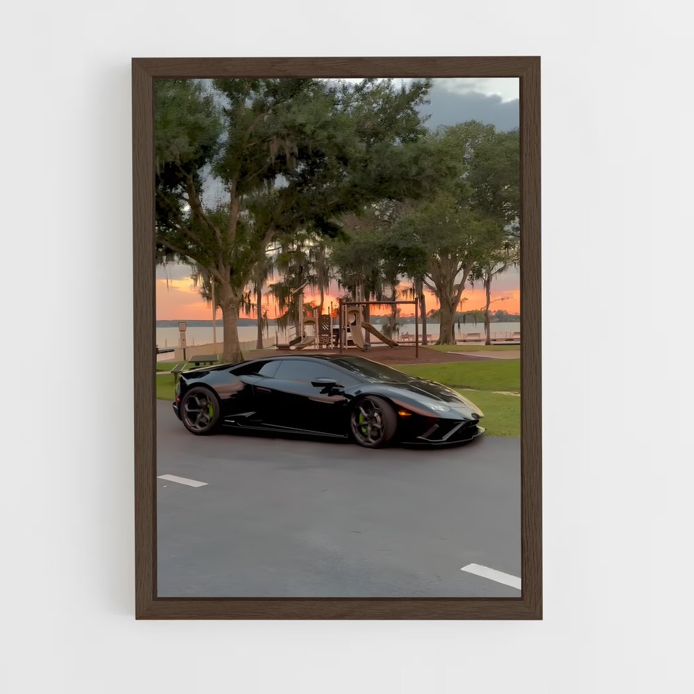 Poster Huracan evo ouvertes – affiche Lamborghini (vue 5)